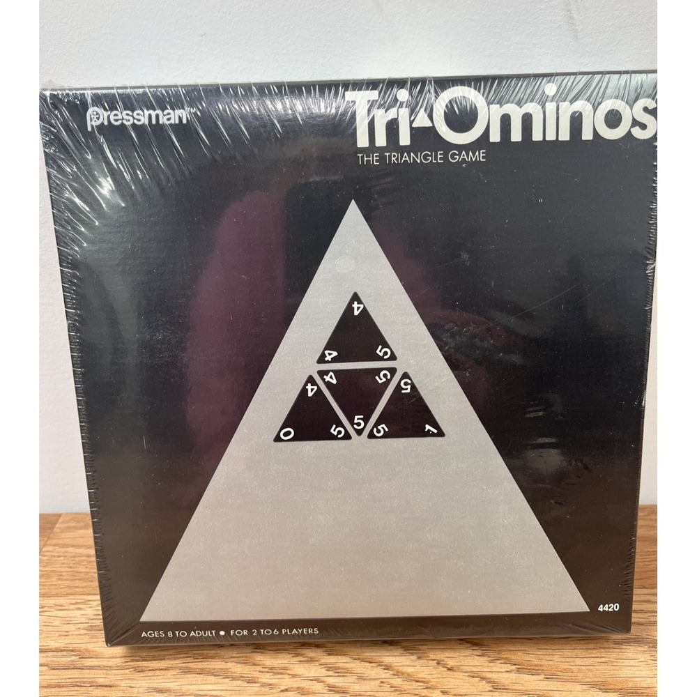 Vintage Tri-Ominos The Triangle Game #4420, Brand New Factory Sealed